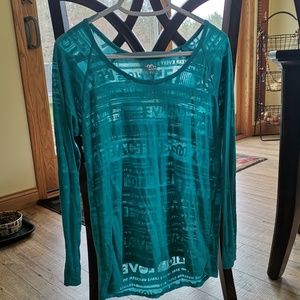 Maurices Teal Long Sleeve Top